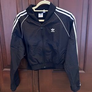 Adidas cropped track jacket